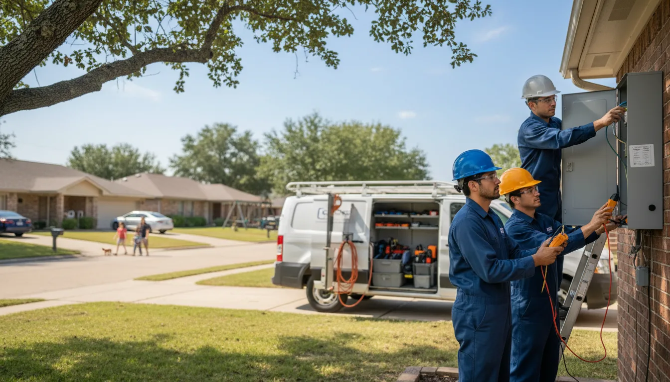 Certified electrician providing emergency electrical services in Blakesburg, IA